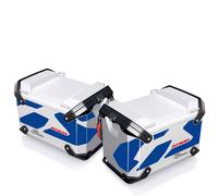 Adesivi valigie laterali BMW R 1300 adventure GS big rosso e blu VA A3 48