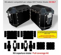 Adesivi valigie laterali GIVI Trekker Alaska 36 LT protezione nero antigraffio