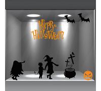 adesivi vetrine vetrofanie vetrinistica decorazioni feste scenografie halloween