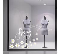 ADESIVI VETROFANIA MARGHERITE PRIMAVERA ESTATE SPRING SALDI FIORI a0769