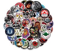 Adesivi vinile impermeabili, Star Wars, 100 pezzi, fai da te, resistente