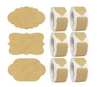 Adesivi vuoti | Etichette decorative per regali, rotoli di etichette adesive per buste | per casa, ufficio, cartelle, scaffali, scatole, carte, artigianato