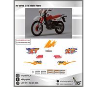 ADESIVI XT 600 3TB 1990 1995 METALLIZZATI GLITTER ADESIVI STICKERS DECALS