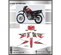 ADESIVI XT 600 4PT 1996 2000 METALLIZZATI GLITTER ADESIVI STICKERS DECALS