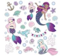 Adesivi Younikat Sirene 44 pz I Resistenti alle intemperie autoadesivi I Bambini Scuola Cono scuola I dv1440