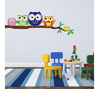 Adesiviamo 1132-L Owls - Wall Sticker - Adesivo da Muro