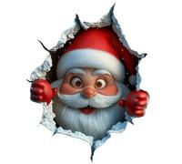 AdesiviMurali Festivi - Simpatici AdesiviCon Babbo Natale, Arte Per Le Vacanze Invernali, Decalcomanie Festive Rimovibili, Decorazioni Per La Casa, Set Di AdesiviNatalizi Di Grandi Dimensioni