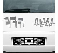 Adesivo 30cm Tatuaggio Pellicola Auto Depeche Mode Spirit Bandiere Gambe Fuß