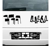 Adesivo 30cm Tatuaggio Pellicola Auto Depeche Mode Spirit Bandiere Gambe Fuß