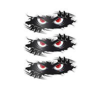 Adesivo 3D a forma di occhi malvagi, 3 Pezzi Adesivi Auto, Sticker Personalizzati, Interessante Adesivi Auto Esterni, Sbirciatina 3D Adesivi Monster, Adesivi Scooter, per Auto, Camera da Letto