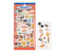 Adesivo 3D,Decalcomanie Alimentari Trasparenti E Divertenti | Adesivi Per Bottiglie D'Acqua,Per Ricompensa E Scuola E Diario E Agenda E Telefono E Valigia E Portatile