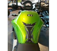 ADESIVO 3D GEL PROTEZIONE serbatoio CARBONIO compatibile per moto KAWASAKI ER-6N