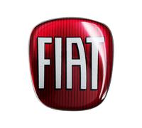 ADESIVO 3D LOGO COMPATIBILE FIAT 500 ROSSO ANTERIORE POSTERIORE DECORAZIONE AUTO