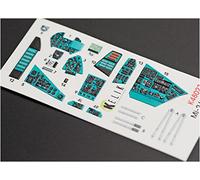 Adesivo 3D per interni posteriore Leskit 1/48 Mil Mi-24V per interni (per ZVEZDA), in plastica, RSKK48023