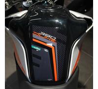 Adesivo 3D protezione Paraserbatoio compatibile con moto Ktm Duke 390 2017-2021