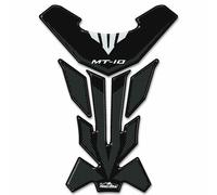 Resin Bike Adesivi Moto Compatibile con Yamaha MT-10. Protezione Paraserbatoio Moto da Urti e Graffi. Adesivo 3D Resinato Effetto Carbonio e Nero - Made in Italy