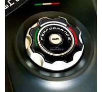 Adesivo 3d Protezione per Tappo Serbatoio compatibile moto Ducati Hypermotard