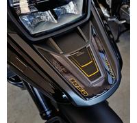 Resin Bike Adesivi Moto Compatibili con Suzuki V-Strom 1050 XT ABS 2022. Protezione Puntale da Urti e Graffi. Adesivi 3D Resinati - Oro e Nero