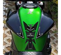 Adesivo 3D Protezione Serbatoio Moto Compatibile con Z800 Kawasaki Z 800 carbon