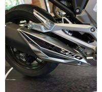 Adesivo 3D Resinato Protezione Marmitta NC750 2016-2024 compatibile con Honda NC