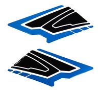 Adesivo 3D Tankpad lato serbatoio zona ginocchio blu compatibile con can-am S...