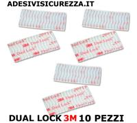 Adesivi 3M™ trasparente rettangoli 25 mm x 5 cm Dual lock SJ 3560 attacca/stacca
