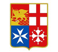 Adesivo 4 repubbliche marinare in rilievo 9 x 9,5 cm