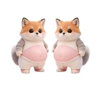 Adesivo a forma di pancia a forma di animale, in silicone, e 3D, 1 confezione di giocattoli sensoriali Squeeze per quaderni, astucci per matite per telefoni