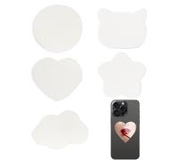Adesivo a specchio per cellulare - Specchio per il trucco autoadesivo in acrilico - Adesivo per cellulare di grandi dimensioni consente una visione più chiara quando si applica il trucco all'aperto, A