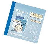 Adesivo a tema letteratura PET Sticker Scrapbooking Carta per Scrapbooking Planner Journal Laptop Pencil Case Photo Album Diario Decorazione Adesivo