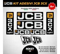 Adesivo adesivi per escavatori kit sticker jcb