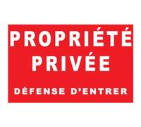 Adesivo adesivo per difesa di entrare segnaletica accesso proibito pannelli in PVC adesivo - 13 x 20 cm