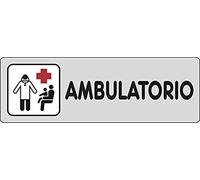 Adesivo Ambulatorio studio medico dentista 15CMx5CM Adesivo Ambulatorio studio medico dentista 15CMx5CM