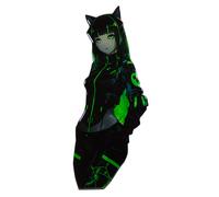Adesivo Anime Cat Girls Tankpad protezione vernice decorazione adesivo auto l...