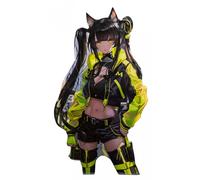 Adesivo Anime Cat Girls Tankpad protezione vernice decorazione adesivo auto l...