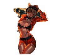 Adesivo Anime Cat Girls Tankpad protezione vernice decorazione adesivo auto l...