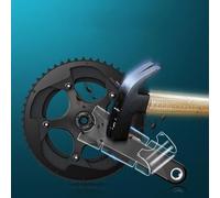 Adesivo anti-collisione per pedivella bicicletta TPH per SRAM/Shimano, protegge la guarnitura (A)