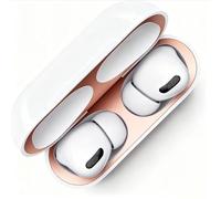 Adesivo antipolvere compatibile con r AirPods Pro 3(2025) custodia, protezione interna parapolvere, adesivo di protezione della polvere di metallo pellicola ultra sottile Sticker (Rose + Rose)
