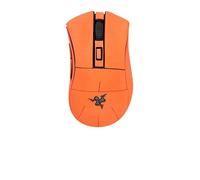 Adesivo antiscivolo per mouse in pelle scamosciata, per mouse da gioco wireless Razer DeathAdder V2, arancione completo