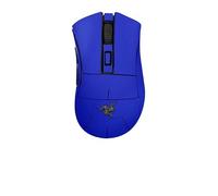 Adesivo antiscivolo per mouse in pelle scamosciata, per mouse da gioco wireless Razer DeathAdder V2, blu scuro
