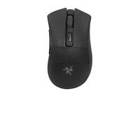 Adesivo antiscivolo per mouse in pelle scamosciata, per mouse da gioco wireless Razer DeathAdder V2, colore nero