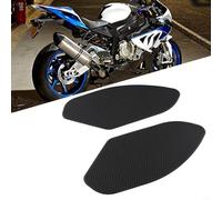 Adesivo antiscivolo per serbatoio del gas laterale per BMW S1000RR 2009-2018 e S1000R 2014-2021, le protezioni in gel di silice nero riducono l'affaticamento del pilota e migliorano la stabilità in