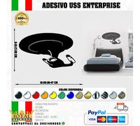 Adesivo astronave star trek Enterprise sticker murales tuning auto casa Teenager