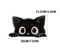 Adesivo Auto Gatto Nero PVC Impermeabile Copri Graffi Decal Vinile