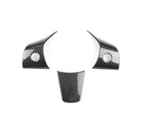 Adesivo Auto Per Tesla per Model 3 Y 2021-2023 3 pezzi auto interno volante pannello copertura cornice adesivo ABS texture Decorazione