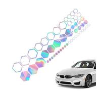 Adesivo Auto - Sticker A D’Ape Per Moto - Grafica Esagonale In PVC Per Bici Elettriche - Pellicola Decorativa Anti-Sbiadimento Per Auto, Camion, Scooter, Vinile Fai-da-Te Anti-Crepa, Facile Da Ap