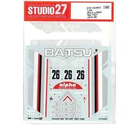 Adesivo auto STUDIO27 1/24 PORSCHE 962C BA-TSU JSPC '89 DC461C C