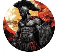 Adesivo auto XXL 30X30 dio greco Ares adesivo