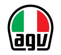 Adesivo Bandiera AGV con sfondo bianco 10 cm x 9,8 cm circa