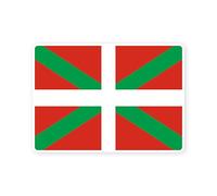 Adesivo bandiera spagnola, paese basco, comunitario, autonomo, spagnolo (XL: 28 x 20 cm)